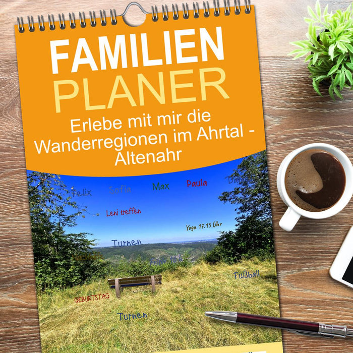 Erlebe mit mir die Wanderregionen im Ahrtal - Altenahr (CALVENDO Familienplaner 2026)