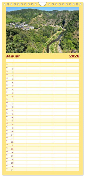 Erlebe mit mir die Wanderregionen im Ahrtal - Altenahr (CALVENDO Familienplaner 2026)