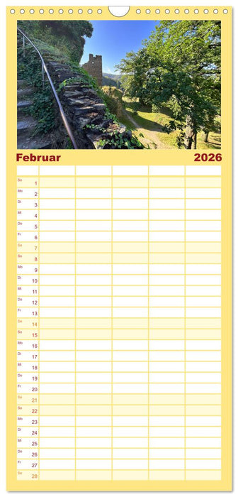 Erlebe mit mir die Wanderregionen im Ahrtal - Altenahr (CALVENDO Familienplaner 2026)