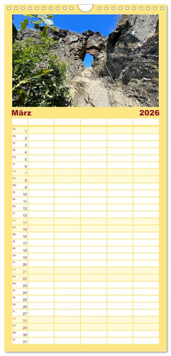 Erlebe mit mir die Wanderregionen im Ahrtal - Altenahr (CALVENDO Familienplaner 2026)