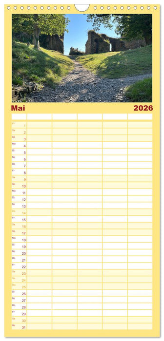 Erlebe mit mir die Wanderregionen im Ahrtal - Altenahr (CALVENDO Familienplaner 2026)