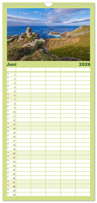 Cote Sauvage. Wilde Atlantikküste der Bretagne. (CALVENDO Familienplaner 2026)