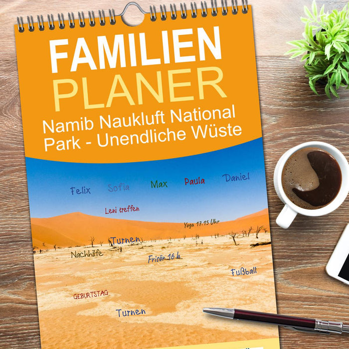 Namib Naukluft National Park - Unendliche Wüste (CALVENDO Familienplaner 2026)