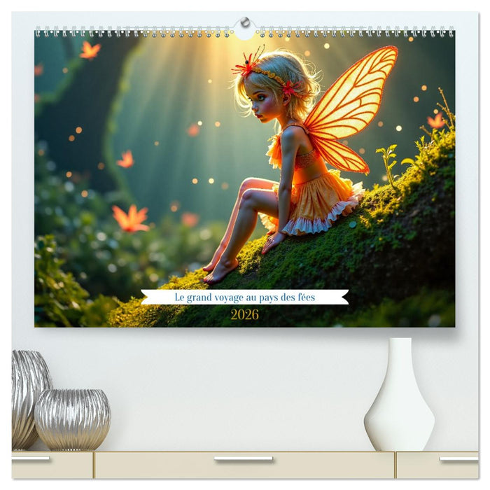 Le grand voyage au pays des fées (CALVENDO Calendrier supérieur 2026)