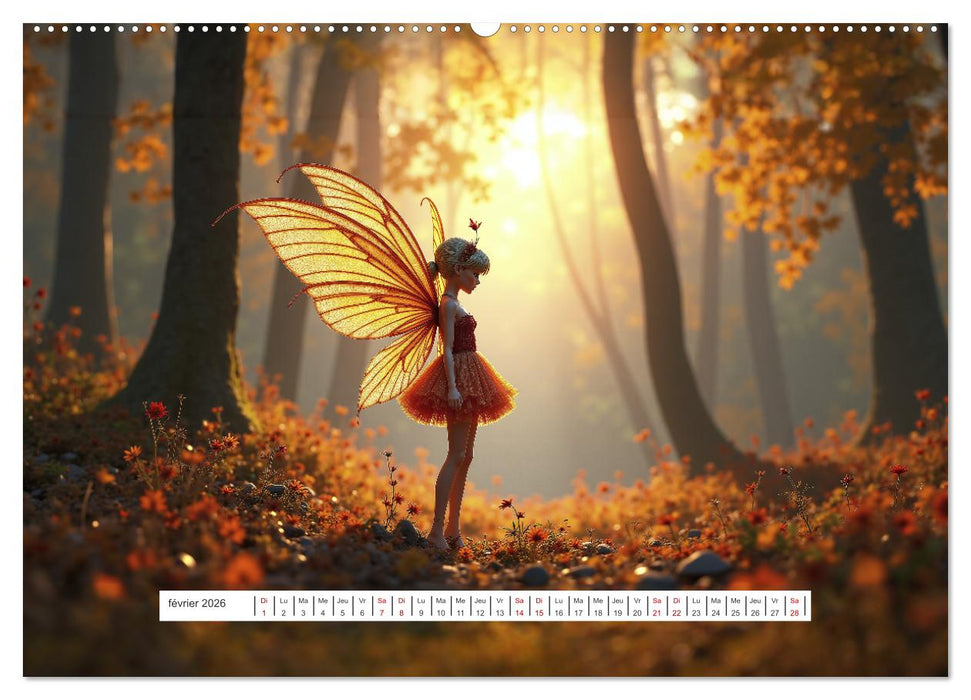 Le grand voyage au pays des fées (CALVENDO Calendrier supérieur 2026)