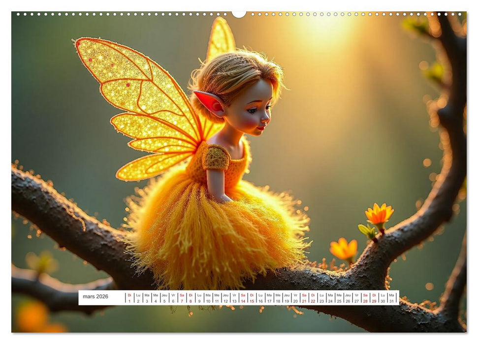 Le grand voyage au pays des fées (CALVENDO Calendrier supérieur 2026)