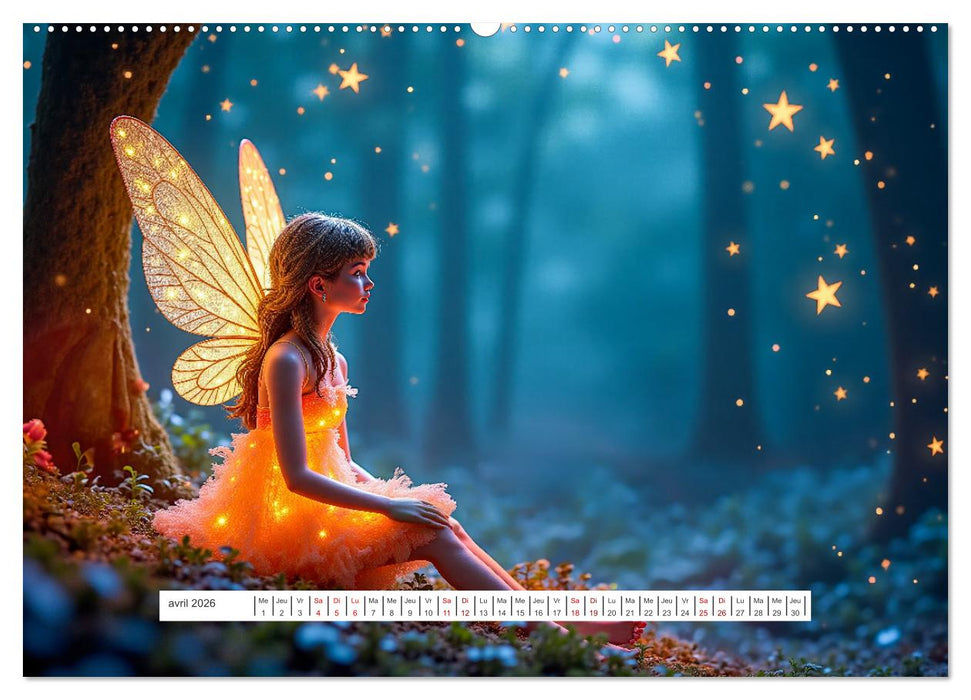 Le grand voyage au pays des fées (CALVENDO Calendrier supérieur 2026)
