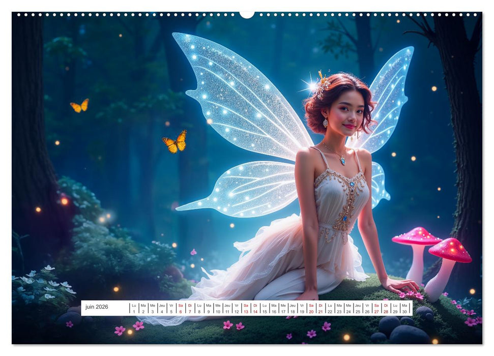 Le grand voyage au pays des fées (CALVENDO Calendrier supérieur 2026)