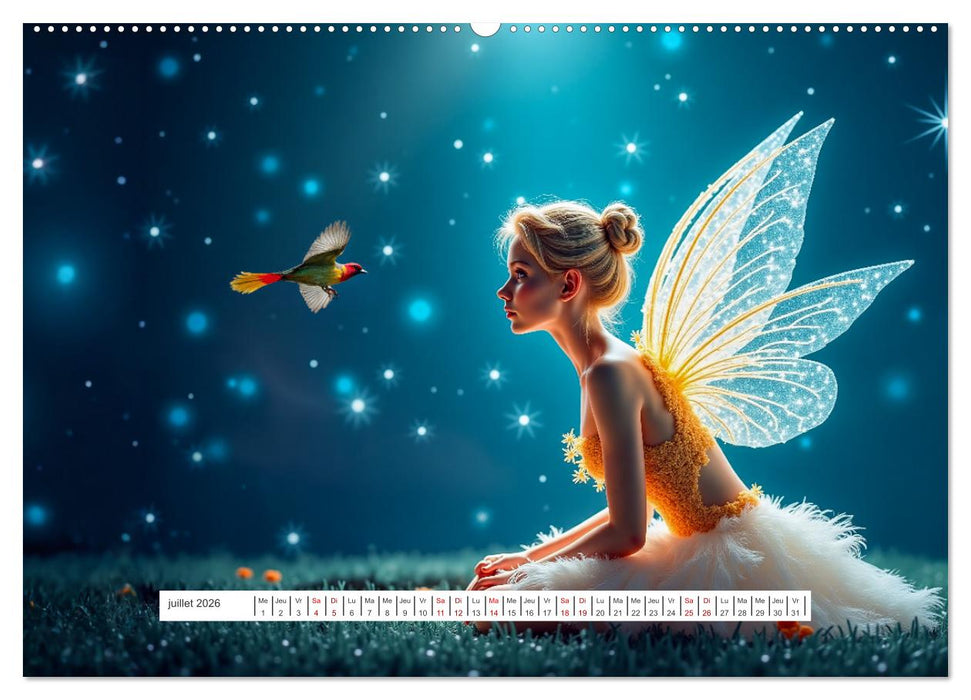 Le grand voyage au pays des fées (CALVENDO Calendrier supérieur 2026)