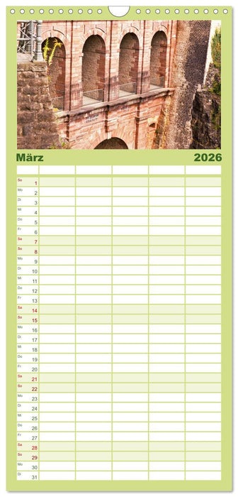 Luxemburg entlang des Wenzelwegs (CALVENDO Familienplaner 2026)