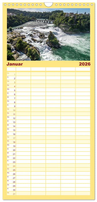 Der Rhein (CALVENDO Familienplaner 2026)