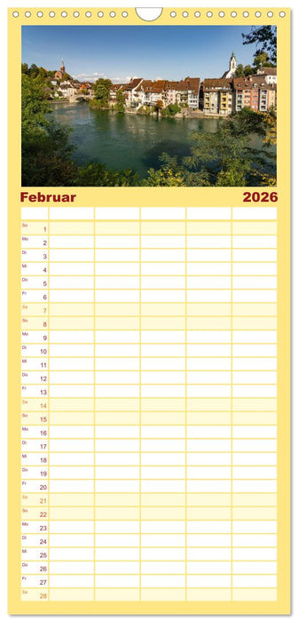 Der Rhein (CALVENDO Familienplaner 2026)