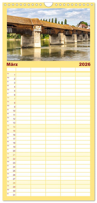 Der Rhein (CALVENDO Familienplaner 2026)