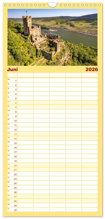 Der Rhein (CALVENDO Familienplaner 2026)
