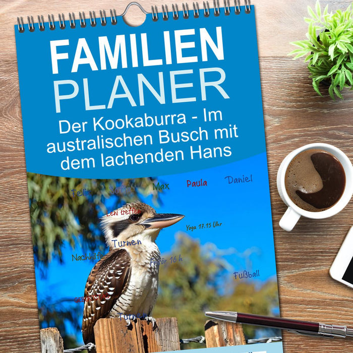 Der Kookaburra - Im australischen Busch mit dem lachenden Hans (CALVENDO Familienplaner 2026)