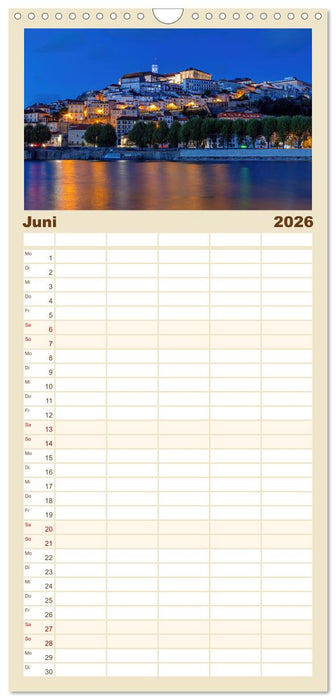 Von Porto bis an die Algarve (CALVENDO Familienplaner 2026)