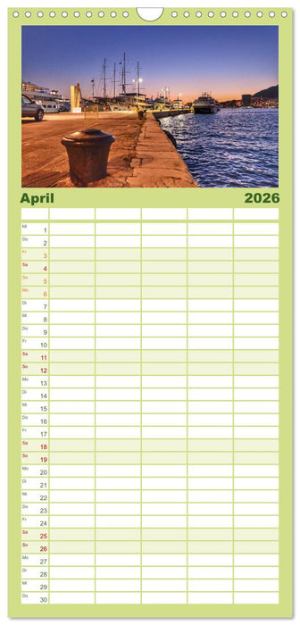 SPLIT Kroatien - Dalmatien (CALVENDO Familienplaner 2026)