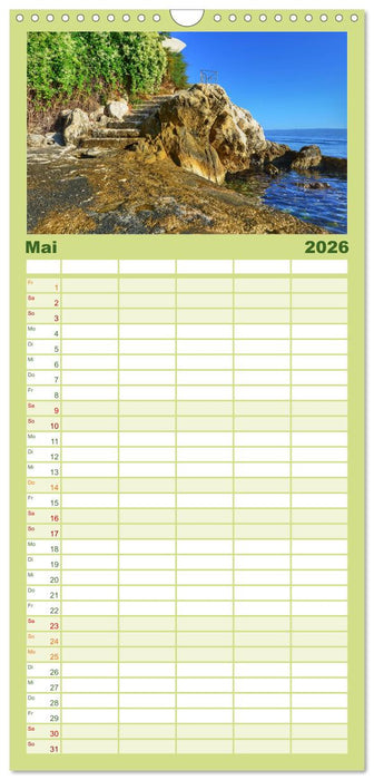 SPLIT Kroatien - Dalmatien (CALVENDO Familienplaner 2026)