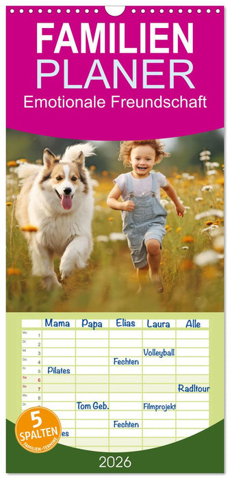 Emotionale Freundschaft (CALVENDO Familienplaner 2026)