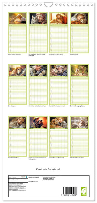 Emotionale Freundschaft (CALVENDO Familienplaner 2026)