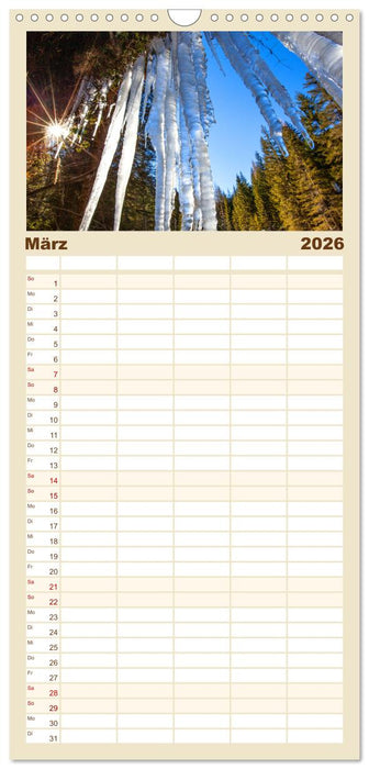 Lungauer Impressionen (CALVENDO Familienplaner 2026)