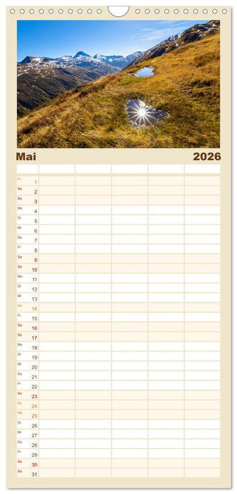 Lungauer Impressionen (CALVENDO Familienplaner 2026)