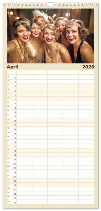 Wundervolle Zeitreise (CALVENDO Familienplaner 2026)