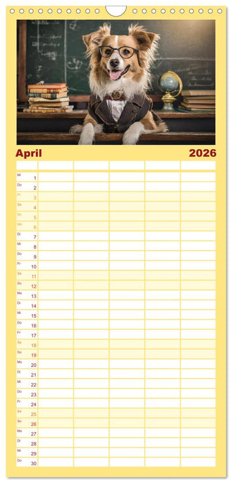 Wenn Hunde arbeiten (CALVENDO Familienplaner 2026)