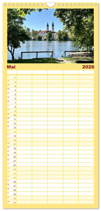 Süddeutschland im Fokus (CALVENDO Familienplaner 2026)