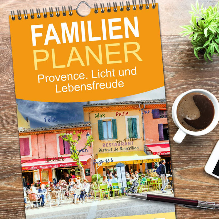 Provence. Licht und Lebensfreude (CALVENDO Familienplaner 2026)