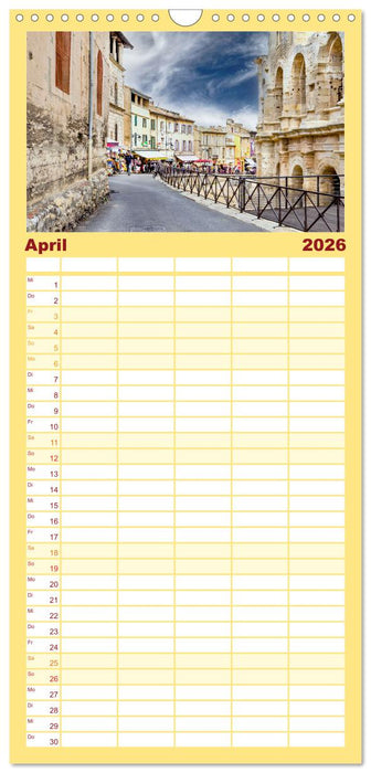 Provence. Licht und Lebensfreude (CALVENDO Familienplaner 2026)