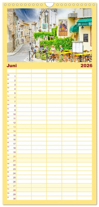Provence. Licht und Lebensfreude (CALVENDO Familienplaner 2026)