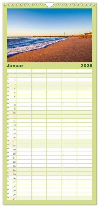 Unterwegs in Norditalien (CALVENDO Familienplaner 2026)