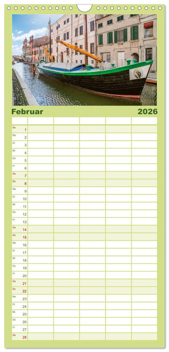 Unterwegs in Norditalien (CALVENDO Familienplaner 2026)