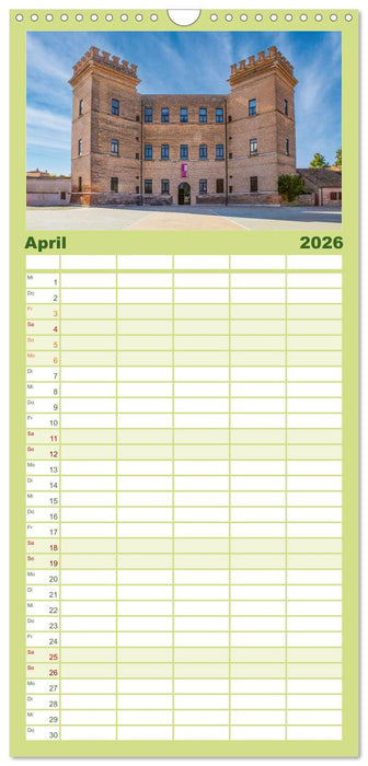 Unterwegs in Norditalien (CALVENDO Familienplaner 2026)