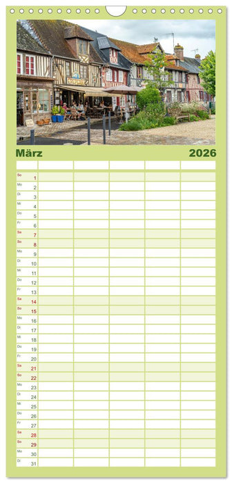 Frankreich - die Normandie (CALVENDO Familienplaner 2026)