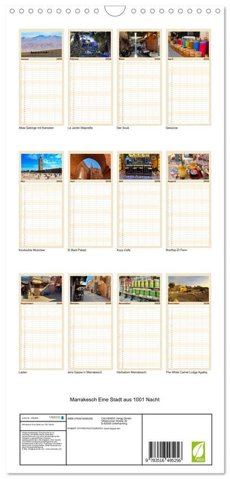 Marrakesch Eine Stadt aus 1001 Nacht (CALVENDO Familienplaner 2026)