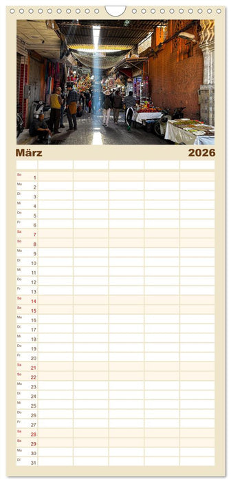 Marrakesch Eine Stadt aus 1001 Nacht (CALVENDO Familienplaner 2026)