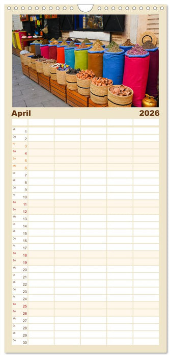 Marrakesch Eine Stadt aus 1001 Nacht (CALVENDO Familienplaner 2026)