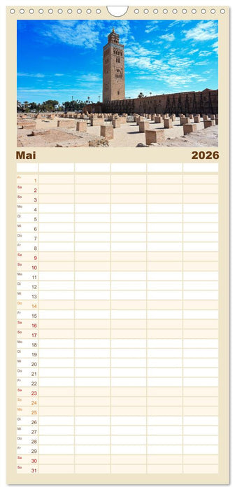 Marrakesch Eine Stadt aus 1001 Nacht (CALVENDO Familienplaner 2026)