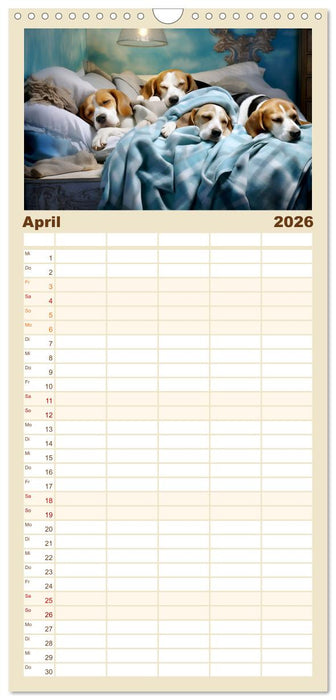 Lieblingsschlafplätze (CALVENDO Familienplaner 2026)