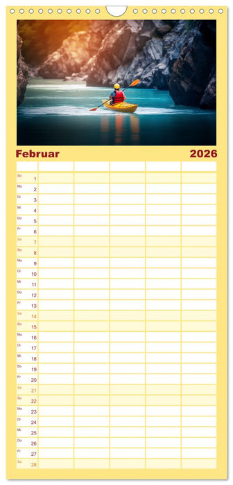 Motivation in Bewegung - Ein Jahr voller sportlicher Energie (CALVENDO Familienplaner 2026)