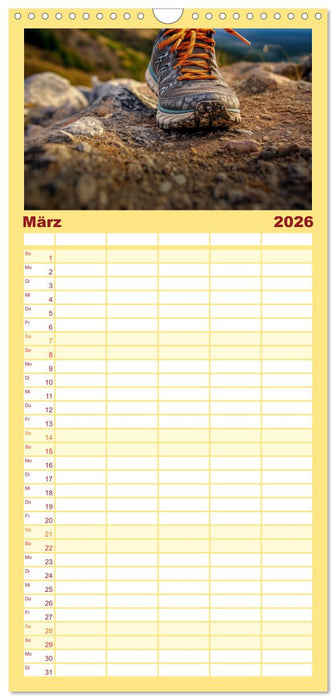 Motivation in Bewegung - Ein Jahr voller sportlicher Energie (CALVENDO Familienplaner 2026)