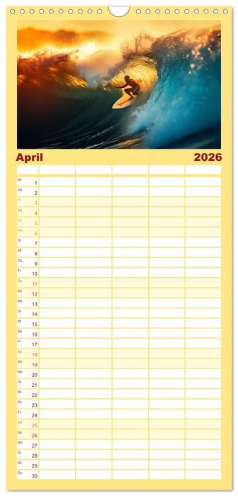 Motivation in Bewegung - Ein Jahr voller sportlicher Energie (CALVENDO Familienplaner 2026)