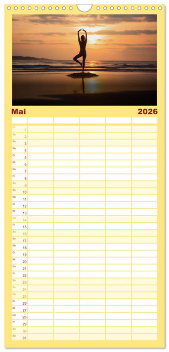 Motivation in Bewegung - Ein Jahr voller sportlicher Energie (CALVENDO Familienplaner 2026)