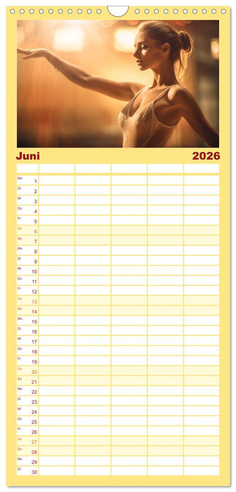 Motivation in Bewegung - Ein Jahr voller sportlicher Energie (CALVENDO Familienplaner 2026)