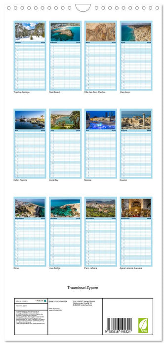 Trauminsel Zypern (CALVENDO Familienplaner 2026)