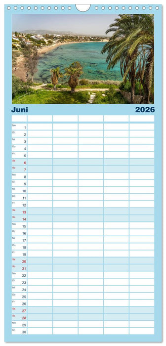 Trauminsel Zypern (CALVENDO Familienplaner 2026)