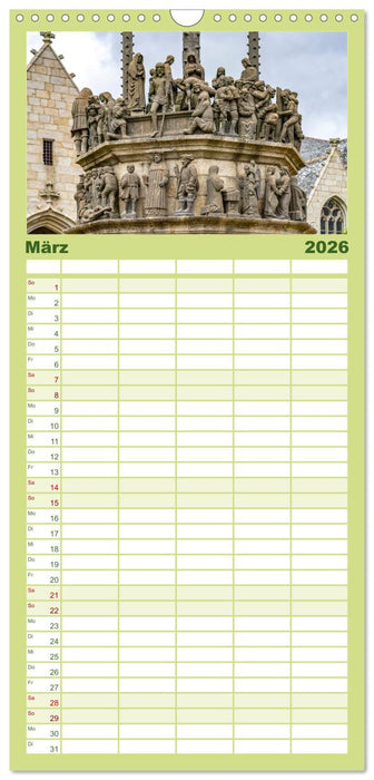 Frankreich - die Bretagne (CALVENDO Familienplaner 2026)