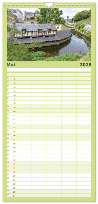 Frankreich - die Bretagne (CALVENDO Familienplaner 2026)